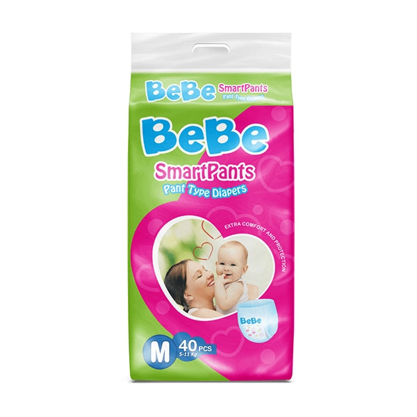 Bebe Baby Pant Type Diapers Medium